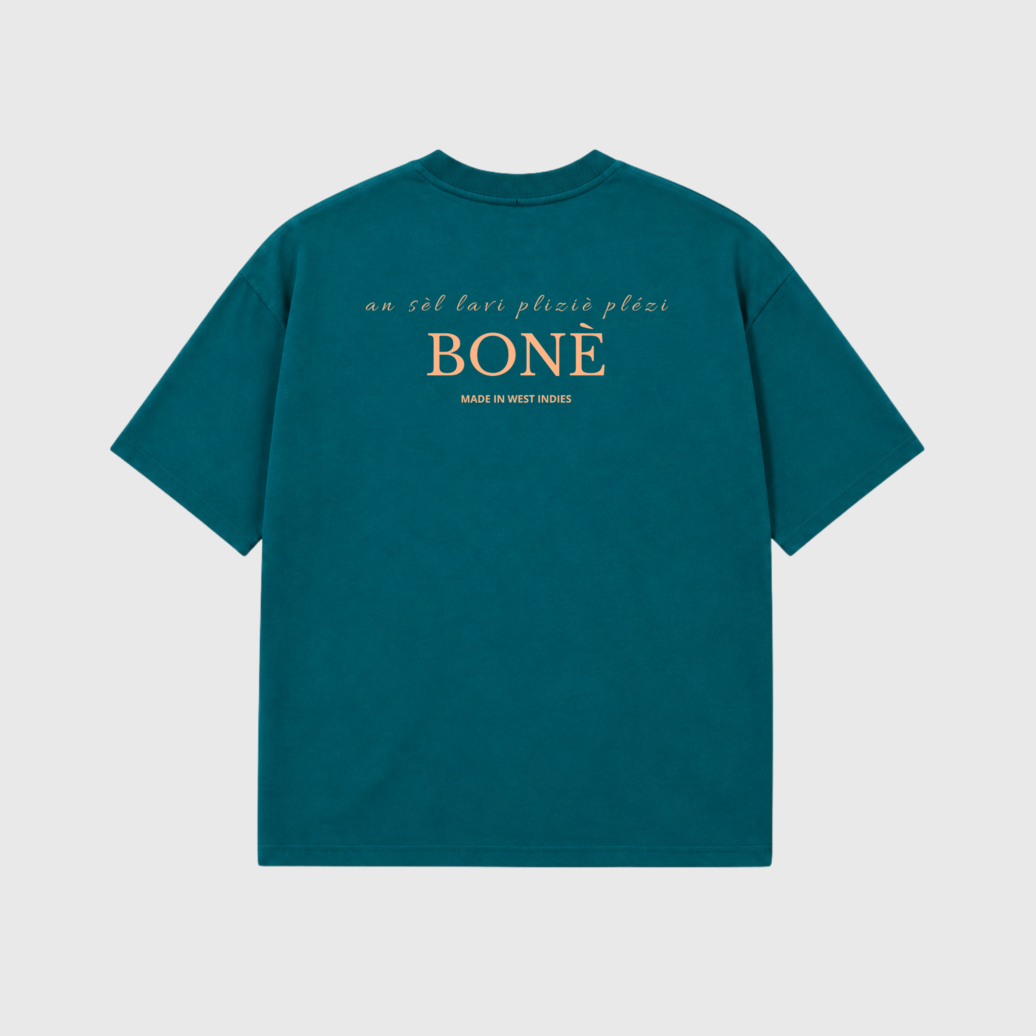 Bonè plézi logo brodé devant à la main