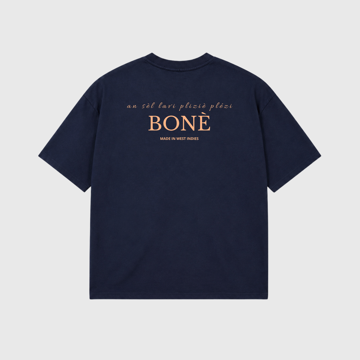 Bonè plézi logo brodé devant à la main