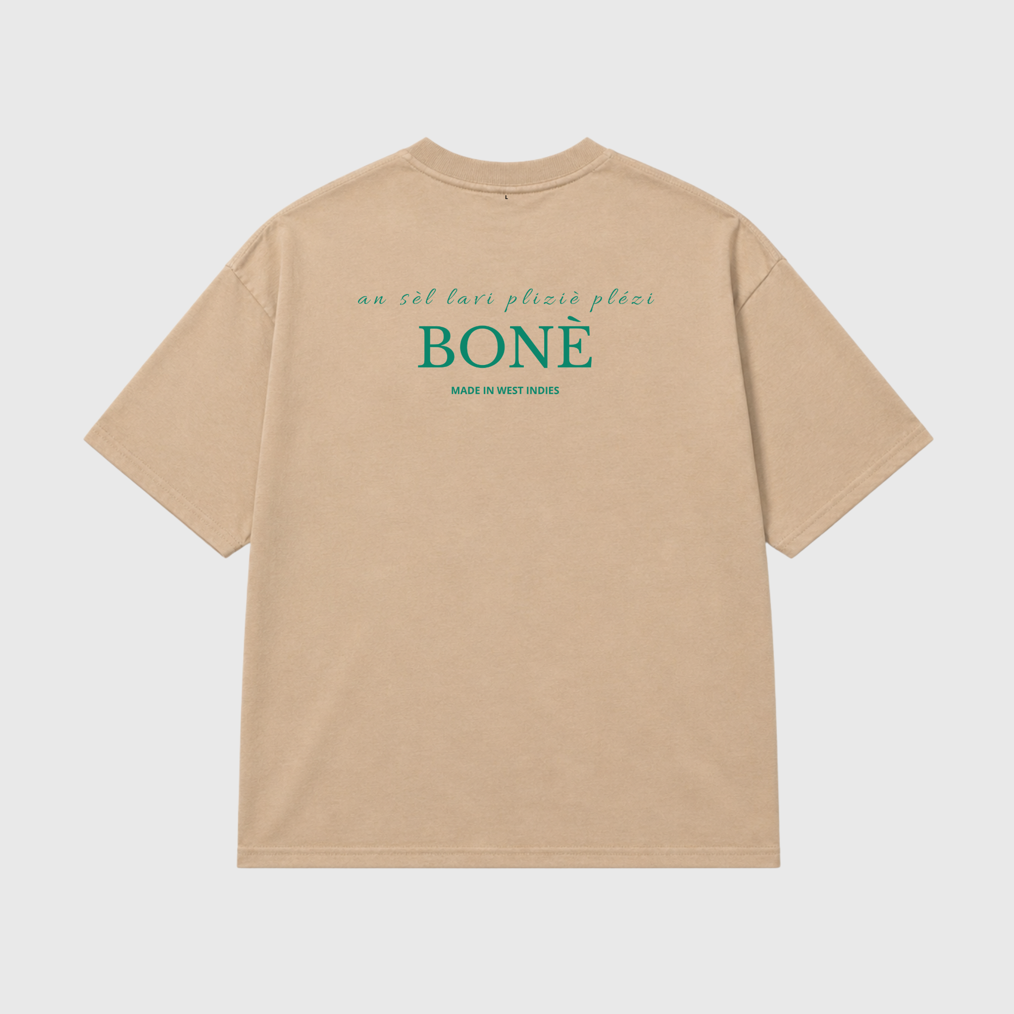 Bonè plézi logo brodé devant à la main