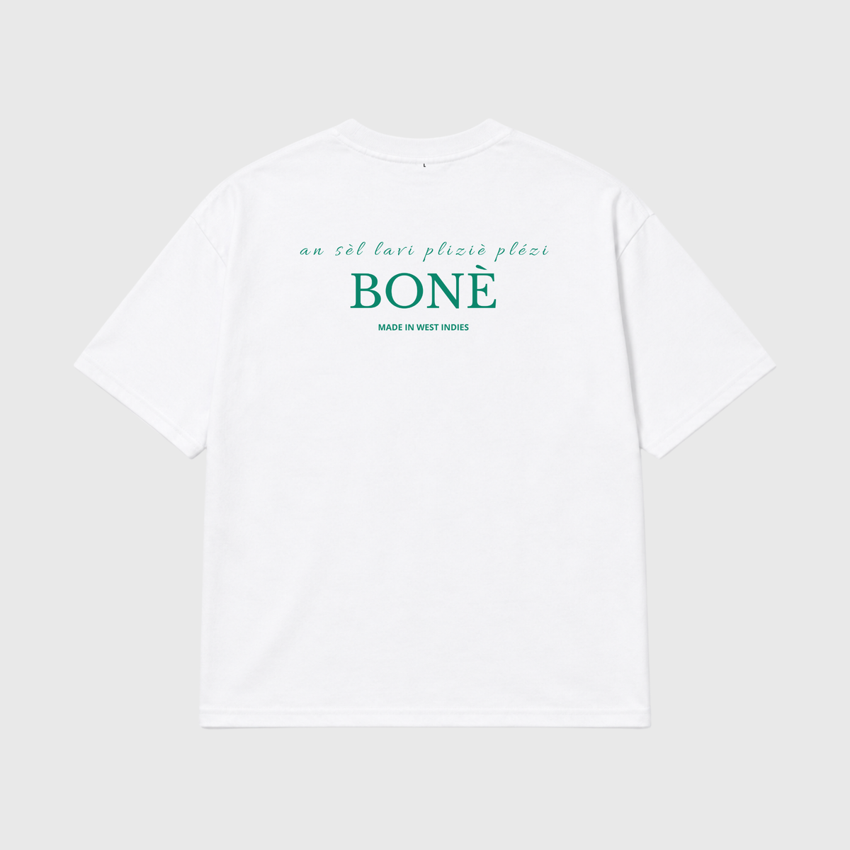Bonè plézi logo brodé devant à la main