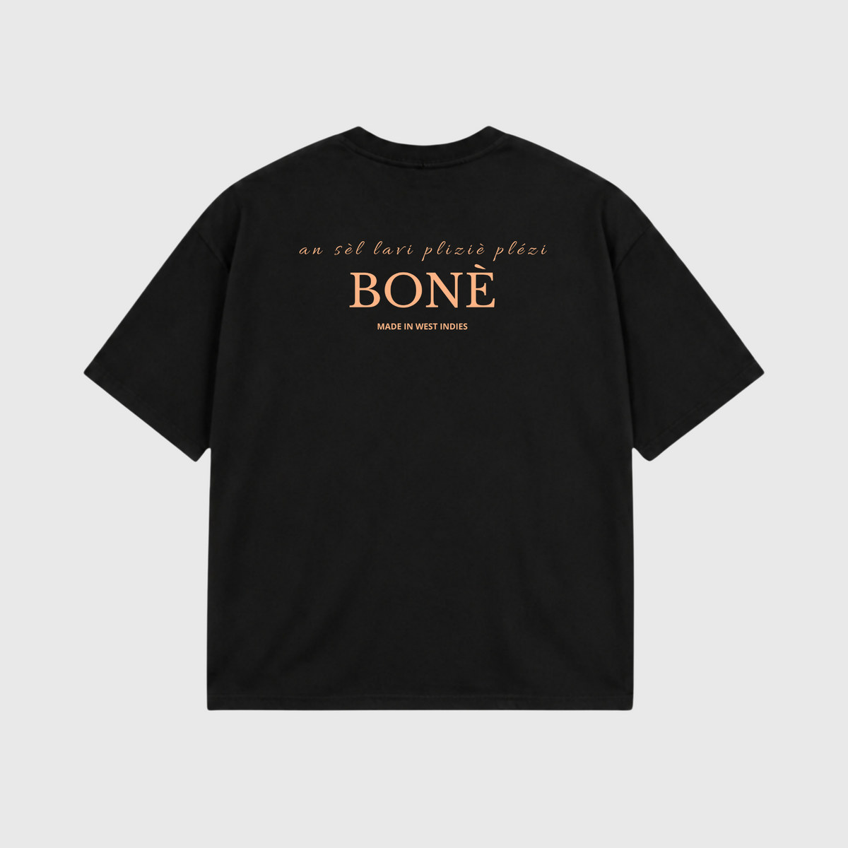Bonè plézi logo brodé devant à la main